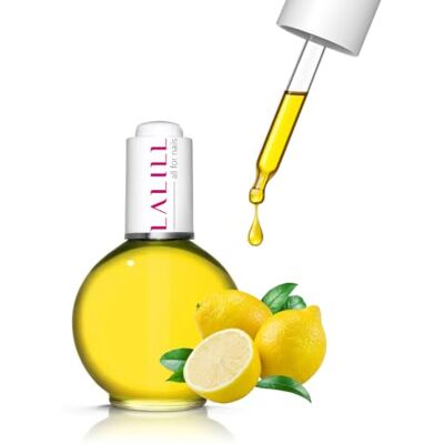 LALILL Nail Cuticle Oil 75ml Nagelhautöl Zitrone – Nagelpflegeöl mit Mandelöl & Pfirsichkernöl – Veganes Maniküre Öl für Nagelhaut & Nägel – mit Pipette für präzise Dosierung LALILL Nail Cuticle Oil 75ml Nagelhautöl Zitrone – Nagelpflegeöl mit Mandelöl & Pfirsichkernöl – Veganes Maniküre Öl für Nagelhaut & Nägel – mit Pipette für präzise Dosierung
