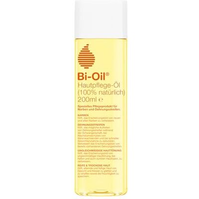 Bio-Oil Bi-Oil Hautpflege Öl 100% natürlich Schwangerschaftsöl mit 100 % natürlichen Inhaltsstoffen Körperöl während und nach der Schwangerschaft Vegan 200 ml Bio-Oil Bi-Oil Hautpflege Öl 100% natürlich Schwangerschaftsöl mit 100 % natürlichen Inhaltsstoffen Körperöl während und nach der Schwangerschaft Vegan 200 ml