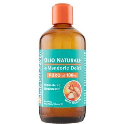 Geomar Reines Süßmandelöl, Nährend und Elastisch, 100% Natürlich, Made in Italy, 250 ml Geomar Reines Süßmandelöl, Nährend und Elastisch, 100% Natürlich, Made in Italy, 250 ml