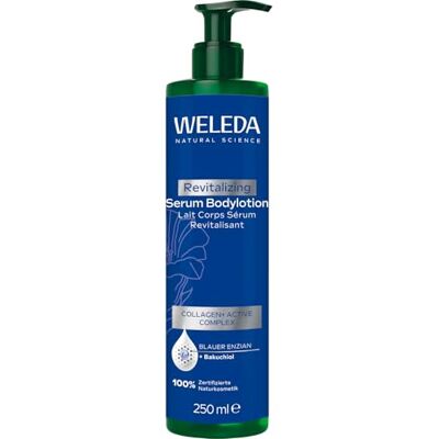 WELEDA Bio Revitalizing Serum Bodylotion Naturkosmetik Körperpflege Lotion mit Collagen+ Active Complex beugt Pigmentflecken vor. Natürliche Körperlotion für mehr Hautelastizität (vegan, 250ml) WELEDA Bio Revitalizing Serum Bodylotion Naturkosmetik Körperpflege Lotion mit Collagen+ Active Complex beugt Pigmentflecken vor. Natürliche Körperlotion für mehr Hautelastizität (vegan, 250ml)