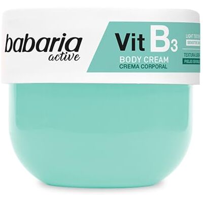 Babaria Feuchtigkeitsspendende Körpercreme mit Niacinamid Tiefenhydratisierung und Reparatur der Hautbarriere Körperlotion Vereinheitlicht den Hautton Vegane Formel 400 ml Babaria Feuchtigkeitsspendende Körpercreme mit Niacinamid Tiefenhydratisierung und Reparatur der Hautbarriere Körperlotion Vereinheitlicht den Hautton Vegane Formel 400 ml