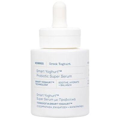 KORRES Smart Yoghurt™ Probiotisches Superserum für das Gesicht, beruhigendes Pflege Serum für empfindliche und gereizte Haut, stärkt das Mikrobiom, dermatologisch getestet, 30 ml KORRES Smart Yoghurt™ Probiotisches Superserum für das Gesicht, beruhigendes Pflege Serum für empfindliche und gereizte Haut, stärkt das Mikrobiom, dermatologisch getestet, 30 ml