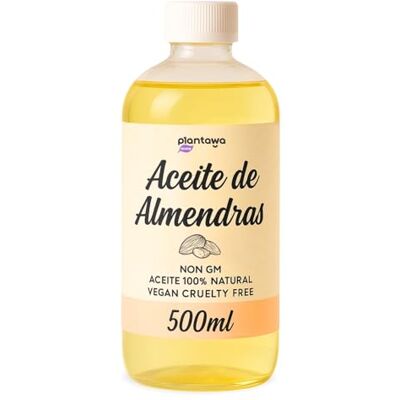 PLANTAWA Süßmandelöl 500 ml 100% natürliches Körperöl Ideal für Schwangerschaft und Dehnungsstreifen. Massageöl mit maximaler Absorption, spendet Haut und Haar Feuchtigkeit und liefert Vitamin E. PLANTAWA Süßmandelöl 500 ml 100% natürliches Körperöl Ideal für Schwangerschaft und Dehnungsstreifen. Massageöl mit maximaler Absorption, spendet Haut und Haar Feuchtigkeit und liefert Vitamin E.
