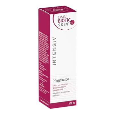 OMNi BiOTiC SKiN Intensiv-Pflegesalbe Zur Anwendung in Akutphasen sowie als Basispflege bei Neurodermitis Dermatologisch getestet Ohne Duft- und Konservierungsstoffe 100 ml OMNi BiOTiC SKiN Intensiv-Pflegesalbe Zur Anwendung in Akutphasen sowie als Basispflege bei Neurodermitis Dermatologisch getestet Ohne Duft- und Konservierungsstoffe 100 ml