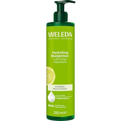 WELEDA Bio Hydrating Bodylotion Naturkosmetik Citrus Körperpflege Lotion mit Aloe Vera Gel & Kokosöl spendet der Haut Feuchtigkeit. Natürliche Körperlotion zur Pflege aller Hauttypen (vegan, 250ml) WELEDA Bio Hydrating Bodylotion Naturkosmetik Citrus Körperpflege Lotion mit Aloe Vera Gel & Kokosöl spendet der Haut Feuchtigkeit. Natürliche Körperlotion zur Pflege aller Hauttypen (vegan, 250ml)