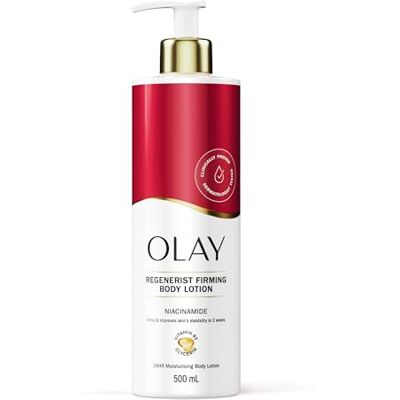 Olay Niacinamide Regenerist Körperlotion, Niacinamid, Vitamin B5 B3, Glycerin, Glatte und Feuchtigkeitsversorgte Haut, Kein Fettiger Rückstand, 500ml Olay Niacinamide Regenerist Körperlotion, Niacinamid, Vitamin B5 B3, Glycerin, Glatte und Feuchtigkeitsversorgte Haut, Kein Fettiger Rückstand, 500ml