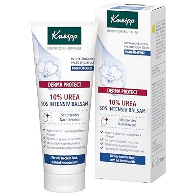 Kneipp DERMA PROTECT 10% UREA SOS Intensiv Balsam Medizinische Hautpflege Für sehr trockene Haut, auch bei Neurodermitis 75ml Kneipp DERMA PROTECT 10% UREA SOS Intensiv Balsam Medizinische Hautpflege Für sehr trockene Haut, auch bei Neurodermitis 75ml