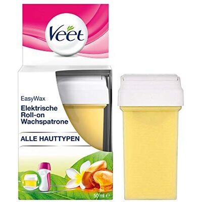 Reckitt Veet EasyWax Nachfüllpatrone für Warmwachsgerät, alle Hauttypen, 50 ml Reckitt Veet EasyWax Nachfüllpatrone für Warmwachsgerät, alle Hauttypen, 50 ml