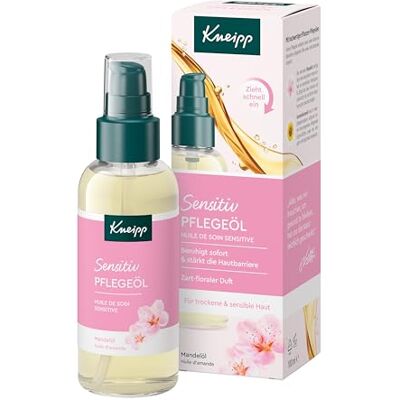 Kneipp Pflegeöl Sensitiv Hautöl für trockene & sensible Haut Körperöl mit hochwertigem Mandelöl 100ml Kneipp Pflegeöl Sensitiv Hautöl für trockene & sensible Haut Körperöl mit hochwertigem Mandelöl 100ml