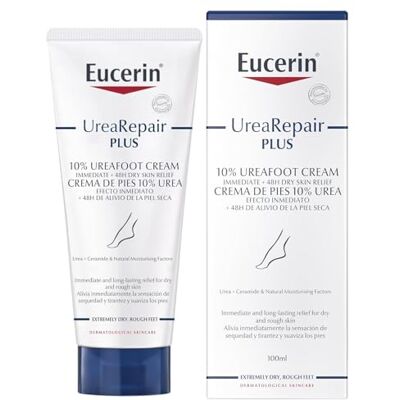 Eucerin UreaRepair Plus Fußcreme, parfümfrei, 100 Milliliter, Verpackung kann variieren. Eucerin UreaRepair Plus Fußcreme, parfümfrei, 100 Milliliter, Verpackung kann variieren.