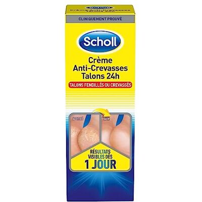 Dr. Scholl's Scholl Fußcreme, gegen Spalten, rissige oder rissige Fersen, 24 Stunden, 60 ml Dr. Scholl's Scholl Fußcreme, gegen Spalten, rissige oder rissige Fersen, 24 Stunden, 60 ml