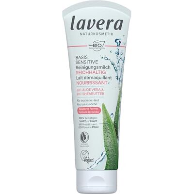 lavera Basis Sensitiv Milch Reinigungsmittel für pflanzliche Zutaten, Bio, 100% natürlich lavera Basis Sensitiv Milch Reinigungsmittel für pflanzliche Zutaten, Bio, 100% natürlich