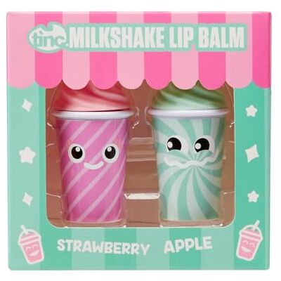 Tinc Lippenbalsam Set mit 2 Stück Pocket-Format Apfel- und Erdbeergeschmack - Lippenbalsam Tinc Lippenbalsam Set mit 2 Stück Pocket-Format Apfel- und Erdbeergeschmack - Lippenbalsam