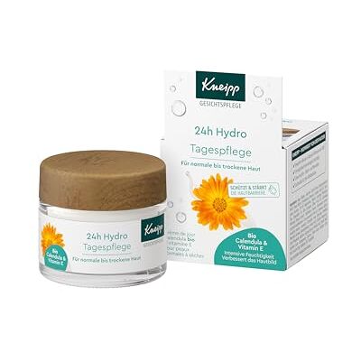 Kneipp 24h Hydro Tagespflege Tagescreme mit Bio Calendula & Vitamin E Für normale bis trockene Haut vegan 50ml Kneipp 24h Hydro Tagespflege Tagescreme mit Bio Calendula & Vitamin E Für normale bis trockene Haut vegan 50ml
