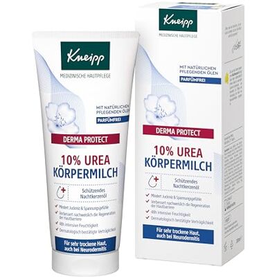Kneipp DERMA PROTECT 10% UREA Körpermilch parfümfrei Medizinische Hautpflege Für sehr trockene Haut, auch bei Neurodermitis 200ml Kneipp DERMA PROTECT 10% UREA Körpermilch parfümfrei Medizinische Hautpflege Für sehr trockene Haut, auch bei Neurodermitis 200ml