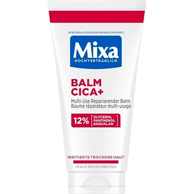 Mixa Balm Cica+ Multi-Use Reparierender Balm – Mit 12% Glycerin, Panthenol & Squalan für Gesicht, Körper & Lippen – Beruhigende Pflege für trockene, irritierte Haut von Babys, Kindern & Erwachsenen Mixa Balm Cica+ Multi-Use Reparierender Balm – Mit 12% Glycerin, Panthenol & Squalan für Gesicht, Körper & Lippen – Beruhigende Pflege für trockene, irritierte Haut von Babys, Kindern & Erwachsenen