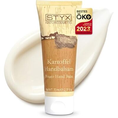 STYX Kartoffel Handbalsam Handcreme für sehr trockene Hände schnell einziehend nicht fettend vegan Ecocert Naturkosmetik 70 ml Hergestellt in Österreich STYX Kartoffel Handbalsam Handcreme für sehr trockene Hände schnell einziehend nicht fettend vegan Ecocert Naturkosmetik 70 ml Hergestellt in Österreich