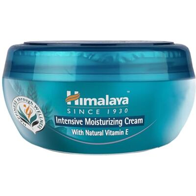 Himalaya Herbals Intensive Moisturizing Cream with Natural Vitamin E for Ultra Light Hydration, For a youthful healthy glow, With Aloe and Sweet Almond Oil Dermatologically tested -150ml Himalaya Herbals Intensive Moisturizing Cream with Natural Vitamin E for Ultra Light Hydration, For a youthful healthy glow, With Aloe and Sweet Almond Oil Dermatologically tested -150ml