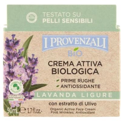 I Provenzali Bio-Aktiv-Creme Prime Falten Antioxidant Ligurischer Lavendel 50 ml I Provenzali Bio-Aktiv-Creme Prime Falten Antioxidant Ligurischer Lavendel 50 ml