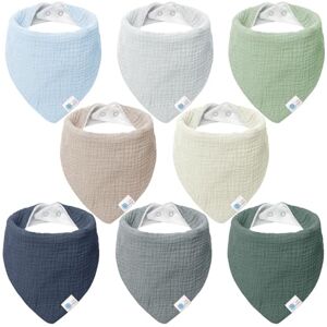 lulumoon Sabberlätzchen Baby Musselin Dreieckstuch Baby für Junge und Mädchen (8, rosablau) lulumoon Sabberlätzchen Baby Musselin Dreieckstuch Baby für Junge und Mädchen (8, rosablau)