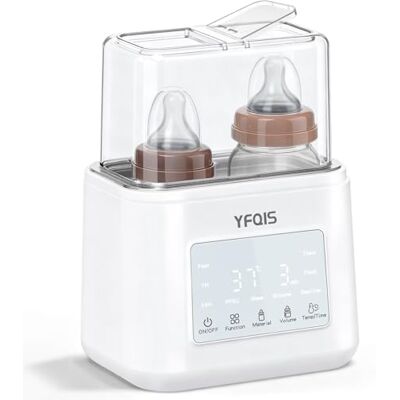 YFQIS Flaschenwärmer Baby, 10-in-1 Muttermilch Erwärmer Schnelles Erwärmen Von Muttermilch Und Babynahrung, 7H&24H Warmhaltefunktion, Sterilisator Baby Mit Automatischer Abschaltung, BPA-frei YFQIS Flaschenwärmer Baby, 10-in-1 Muttermilch Erwärmer Schnelles Erwärmen Von Muttermilch Und Babynahrung, 7H&24H Warmhaltefunktion, Sterilisator Baby Mit Automatischer Abschaltung, BPA-frei