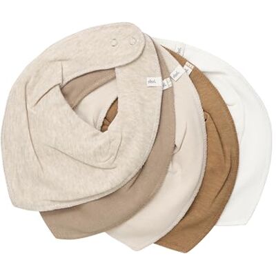 Pippi made with love Pippi Babywear Halstücher Baby Dreieckstücher/Lätzchen 5er Pack (Sandy Day) Pippi made with love Pippi Babywear Halstücher Baby Dreieckstücher/Lätzchen 5er Pack (Sandy Day)