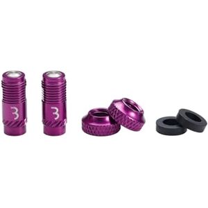BBB Cycling CoreCap Ventilkappen-Set (2 Stück) – Innovativer Ersatz für Presta-Ventileinsätze, bis zu 300% mehr Luftstrom, Ideal für Tubeless, MTB, Rennrad & E-Bike BTI-165 Lila BBB Cycling CoreCap Ventilkappen-Set (2 Stück) – Innovativer Ersatz für Presta-Ventileinsätze, bis zu 300% mehr Luftstrom, Ideal für Tubeless, MTB, Rennrad & E-Bike BTI-165 Lila