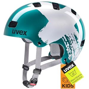 Uvex Kid 3 Impact-Resistant Türkis Silber Helm - Dirtbike Uvex Kid 3 Impact-Resistant Türkis Silber Helm - Dirtbike