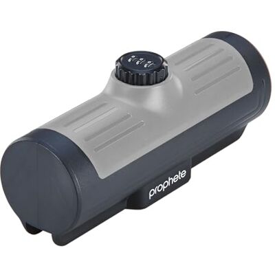 Prophete Bike Safe Fahrradbox (smart) – wasserdichte Aufbewahrungsbox mit Zahlenschloss, für Wertgegenstände, 3-stellige Kombination, kompakt & robust, grau/schwarz Prophete Bike Safe Fahrradbox (smart) – wasserdichte Aufbewahrungsbox mit Zahlenschloss, für Wertgegenstände, 3-stellige Kombination, kompakt & robust, grau/schwarz