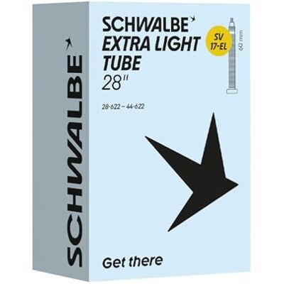 Schwalbe Fahrradschlauch SV17-EL EXTRA Light 28/44-622 IB Black 60mm Schwalbe Fahrradschlauch SV17-EL EXTRA Light 28/44-622 IB Black 60mm