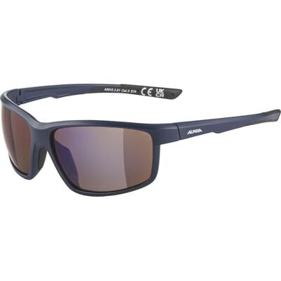 ALPINA DEFEY Verspiegelte und Bruchsichere Sport- & Fahrradbrille für Erwachsene, Anti-fog, bruchsicher, mit UV-A-, B- & -C-Schutz, miracle-blue matt ALPINA DEFEY Verspiegelte und Bruchsichere Sport- & Fahrradbrille für Erwachsene, Anti-fog, bruchsicher, mit UV-A-, B- & -C-Schutz, miracle-blue matt