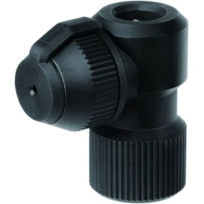 Topeak Nano Airbooster L Head Only CO2 Fahrradreifenfüller, Schwarz Topeak Nano Airbooster L Head Only CO2 Fahrradreifenfüller, Schwarz