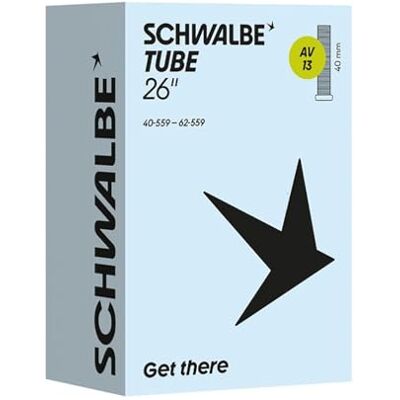Schwalbe Fahrradschlauch AV13 40/62-559 IB AGV 40mm Schwalbe Fahrradschlauch AV13 40/62-559 IB AGV 40mm