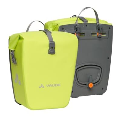 VAUDE Fahrradtaschen für Gepäckträger Aqua Back 2x24L, bright green Fahrrad Gepäckträgertasche hinten – einfache Befestigung – Made in Germany 48L Gesamtvolumen wasserdicht VAUDE Fahrradtaschen für Gepäckträger Aqua Back 2x24L, bright green Fahrrad Gepäckträgertasche hinten – einfache Befestigung – Made in Germany 48L Gesamtvolumen wasserdicht