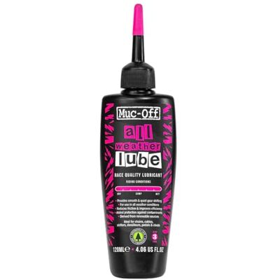 Muc-Off All-Weather Chain Lube Kettenschmiermittel, 120 ml, biologisch abbaubar, für alle Bedingungen formuliert, geeignet für alle Arten von Fahrrädern Muc-Off All-Weather Chain Lube Kettenschmiermittel, 120 ml, biologisch abbaubar, für alle Bedingungen formuliert, geeignet für alle Arten von Fahrrädern