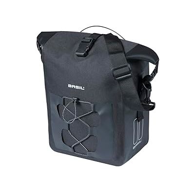 Basil Einzelpacktasche Navigator M schwarz, 24x14x34cm, 14ltr, MIK Studs, 18263 Basil Einzelpacktasche Navigator M schwarz, 24x14x34cm, 14ltr, MIK Studs, 18263