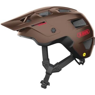 ABUS MTB-Helm MoDrop MIPS robuster Fahrradhelm mit Aufprallschutz für Mountainbiker individuelle Passform Unisex Kupfer Matt, M ABUS MTB-Helm MoDrop MIPS robuster Fahrradhelm mit Aufprallschutz für Mountainbiker individuelle Passform Unisex Kupfer Matt, M