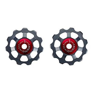 BBB Cycling Schaltrollen 11-T Kasette 9-Fach 10-Fach 11-Fach Schaltwerk Campagnolo Shimano SRAM Kompatibel Hochwertige Keramiklager AluBoys Ceramic BDP-22, Keramik-Grau BBB Cycling Schaltrollen 11-T Kasette 9-Fach 10-Fach 11-Fach Schaltwerk Campagnolo Shimano SRAM Kompatibel Hochwertige Keramiklager AluBoys Ceramic BDP-22, Keramik-Grau