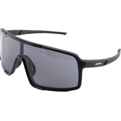 ALPINA Vasba, stylische Sportbrille für Erwachsene, black matt ALPINA Vasba, stylische Sportbrille für Erwachsene, black matt