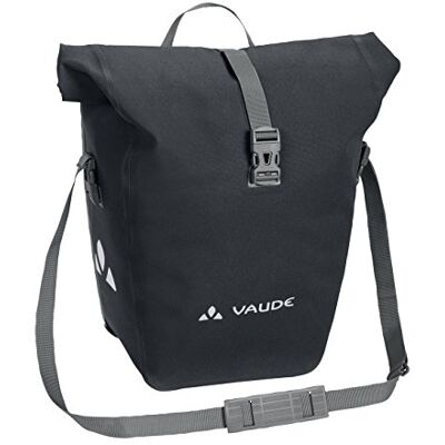 VAUDE Aqua Back Deluxe Single Fahrradtasche, wasserdicht – Black Wasserdichte Fahrradtasche für Gepäckträger E-Bike – 24 L – QMR 2.0 Befestigung – Rollverschluss VAUDE Aqua Back Deluxe Single Fahrradtasche, wasserdicht – Black Wasserdichte Fahrradtasche für Gepäckträger E-Bike – 24 L – QMR 2.0 Befestigung – Rollverschluss