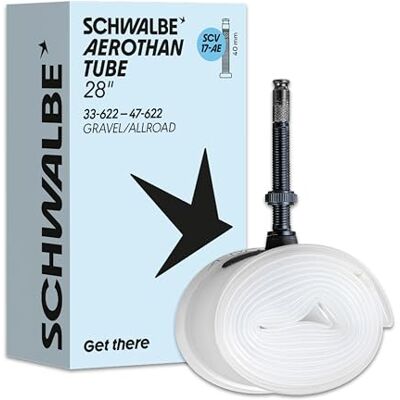 Schwalbe Aerothan Schlauch – Fahrradschläuche für Urban, MTB, Race und Touring Fahrräder – Fahrradschlauch aus TPU – Made in Germany Schwalbe Aerothan Schlauch – Fahrradschläuche für Urban, MTB, Race und Touring Fahrräder – Fahrradschlauch aus TPU – Made in Germany
