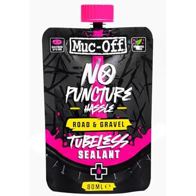 Muc-Off Muc Off No Puncture Hassle Road & Gravel Tubeless Sealant 80ml Reifendichtmittel Muc-Off Muc Off No Puncture Hassle Road & Gravel Tubeless Sealant 80ml Reifendichtmittel