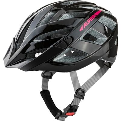 ALPINA Panoma 3.0 individuell anpassbarer & gut belüfteter Tourenrad-Helm, optionalen LED-Licht, für Erwachsene, Black-pink Gloss, 56-59 cm ALPINA Panoma 3.0 individuell anpassbarer & gut belüfteter Tourenrad-Helm, optionalen LED-Licht, für Erwachsene, Black-pink Gloss, 56-59 cm