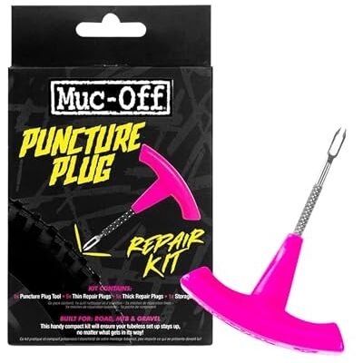 Muc-Off Puncture Plug Reifenreparaturset Fahhrad Flickzeug für schlauchlose Fahrradreifen Inklusive 2-in-1 Puncture Plug/ Aufrauh-Werkzeug, 10 Reifenpannenstopper & Etui Muc-Off Puncture Plug Reifenreparaturset Fahhrad Flickzeug für schlauchlose Fahrradreifen Inklusive 2-in-1 Puncture Plug/ Aufrauh-Werkzeug, 10 Reifenpannenstopper & Etui
