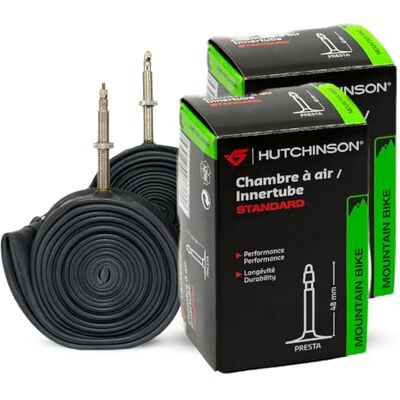 Hutchinson SNC Schlauch-Set MTB STANDARD SV/48 mm, CV657491, Schwarz Hutchinson SNC Schlauch-Set MTB STANDARD SV/48 mm, CV657491, Schwarz