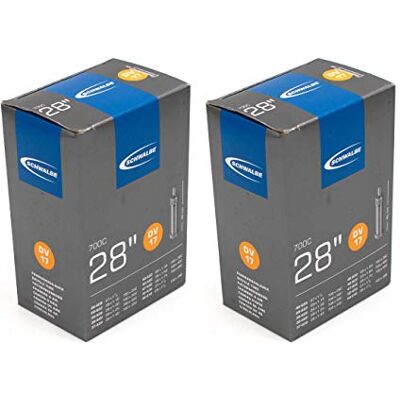 Schwalbe Schlauch DV 17-28" 2er Set Dunlopventil Schwalbe Schlauch DV 17-28" 2er Set Dunlopventil