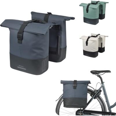Basil Cove Doppelfahrradtasche MIK inkl. 28-32L Blau Schwarz Basil Cove Doppelfahrradtasche MIK inkl. 28-32L Blau Schwarz
