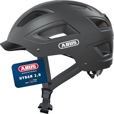 ABUS Unisex, Fahrradhelm, Schwarz (Titan), M (52-58 cm) ABUS Unisex, Fahrradhelm, Schwarz (Titan), M (52-58 cm)
