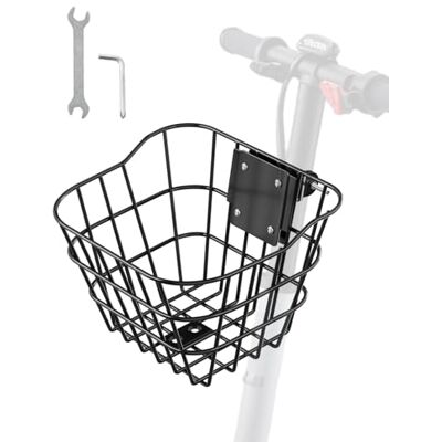 VEVOR Fahrrad- und Elektroroller-Metallkorb - Mit festem Stütz - 245x215x180mm - 9kg VEVOR Fahrrad- und Elektroroller-Metallkorb - Mit festem Stütz - 245x215x180mm - 9kg