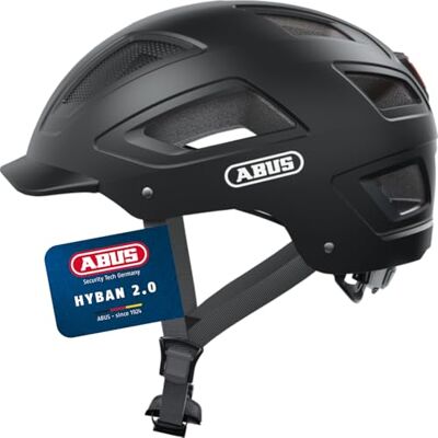 ABUS 86900 Fahrradhelm, Schwarz (Velvet Black), L (56-61 cm) ABUS 86900 Fahrradhelm, Schwarz (Velvet Black), L (56-61 cm)